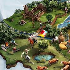 Level Design Map Rs By Romeu E Julieta Estudio Via Behance Rio Grande Do Sul Rio Grande 3d Illustration
