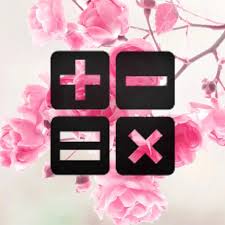 Pngtree has millions of free png, vectors and psd graphic resources for designers.| Calculator Icon Pink Flower Image By Afa Gotica