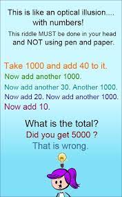 Did You Get 5000 Fun Math Riddles With Answers Clever Jokes And Riddles Illusions