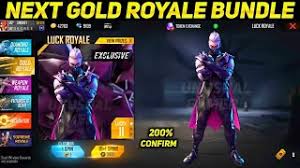 Download free fire for pc from filehorse. Next Gold Royale Free Fire 2021 Upcoming Gold Royale Bundle Free Fire New Gold Royale Free Fire Youtube