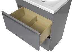 Le catalogue castorama condense les dernières nouveautés. Meuble Sous Vasque A Poser Goodhome Imandra Gris 60 Cm Castorama