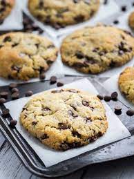 The Classic Keto Chocolate Chip Cookies Recipe Low Carb Cookies Keto Chocolate Chips Keto Cookie Recipes