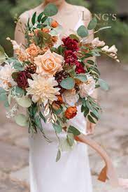 Bridal Bouquet Terracotta Bridal Bouquet Fall Fall Wedding Flowers Wedding Flowers