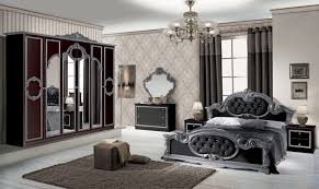 This italian bedroom comes in a. Barocco Italian Black Gold Bedroom Set Furniture4u