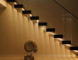 Stairways Lighting Ideas Led Light Strips On Stairway Diyhomedecor Dreamhouse Livingroomideas Stairway Lighting Stairway Lighting Ideas Staircase Lighting