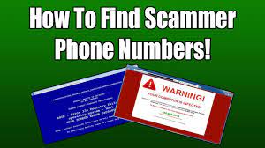 How To Find Scammer Phone Numbers Youtube