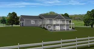 Bungalow homes originated as a smaller home that utilized space efficiently and created warm and cozy spots for communal and daylight basement40 finished basement5 floating slab25 monolithic slab26 pier0 piling0 unfinished basement8 walkout basement82. House Plan 2014822 Bungalow With Walkout 2 Car Side Garage Front Pillars Cov Basement House Plans Pole Barn House Plans House Plan With Walkout Basement