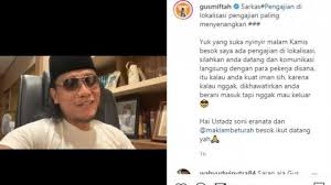 Aksi gus miftah menghadiri acara di gereja menuai pro dan kontra. Disindir Ustaz Maaher Soal Pengajian Di Lokalisasi Gus Miftah Ada Salam Dari Anak Anak Klub Malam Halaman All Tribun Cirebon