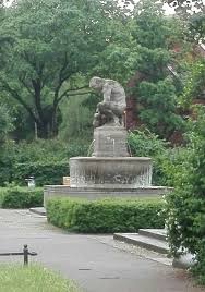 Geldzahlerbrunnen Pappelplatz Berlin Brunnen