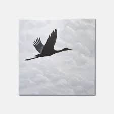 Sketch Birds Flying In The Sky Drawing Bird Silhouette Painting Crane In Flight With Cloudy Sky Original Black And Gray Nature Art Bird Ar Flying Bird Silhouette Bird Silhouette Art Bird Drawings