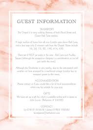 Blush Marble Guest Information Card Wedding Invitations Beach Theme Wedding Invitations Wedding Invitations Rustic Fall