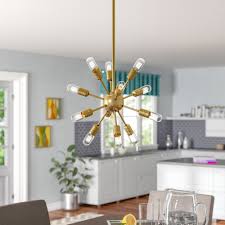 Wade Logan Blain 12 Light Sputnik Sphere Chandelier Reviews Wayfair