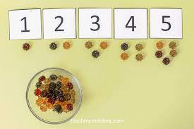 These are montessori math activities for teaching counting and addition to children using montessori counting rods. 15 Toddler Activities For Using Table Scatter