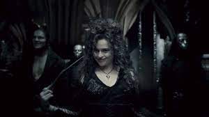 On the tapestry depicted in the film, the face of bellatrix pictured is a face of helena bonham carter. Helena Bonham Carter Reveals The Secret Of Harry Potter Villain Bellatrix Lestrange Mtv