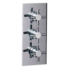 To install a concealed thermostatic shower valve. Cross Concealed Triple Thermostatic Shower Valve