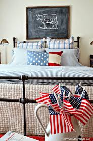 Patriotic Ideas And Diy Projects On Sutton Place Blue Bedroom Decor Patriotic Bedroom Savvy Southern Style