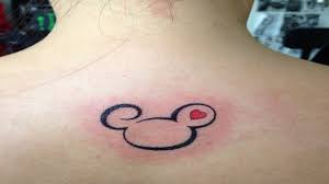 Beauty and the beast tattoo small. 14 Marvelous Mickey Mouse Tattoos