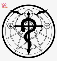 Fullmetal Alchemist Logo Png After a failed attempt to resurrect their dead mother via alchemy, edward elric lost his left leg, while his younger. fullmetal alchemist logo png