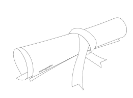When drawing a diploma it may be wise to start with the rolled up part. Rolled Diploma Coloring Page Diploma Graduation Party Ideas High School Girls Diploma Template