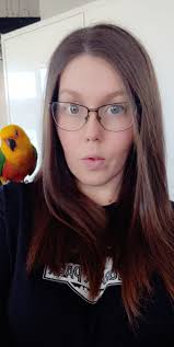 Jenday conure thinks he's a baby bird