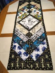 Table Runner Harry Potter Fabric English Paper Piecing Quilts Harry Potter Quilt