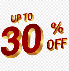 The new discount codes are constantly updated on couponxoo. Download 30 Percent Discount Clipart Png Photo Toppng