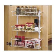 Closetmaid White Over The Door Spice Rack 73996 The Home Depot