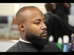 Bald Fade Haircut With Beard Black Man Pin On Beardness