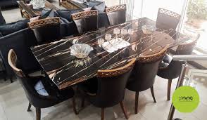 Shree shubham furniture is manufacturer of marble top (artificial marble, italian marble etc) dining table manufacturer. 8 Seater Dining Table Marble Off 74