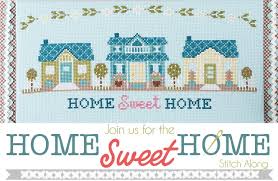 Funny + free cross stitch pattern for pet lovers; Announcing The Home Sweet Home Stitch Along The Jolly Jabber Quilting Blog