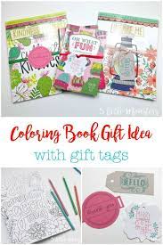 Coloring Book Gift With Tags Coloring Books Gifts Coloring Books Diy Book