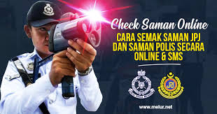 Check Saman Online Cara Semak Saman Polis Jpj Aes Secara Online Dan Sms Melur Net
