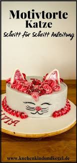 Die katzen selbst stammen meist aus dem tierschutz. Motivtorte Katze Schritt Fur Schritt Anleitung Fur Eine Tolle Katzen Torte Katzen Torte Motivtorte Motivtorten Katze