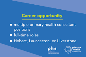 Enter search terms and tap the search button. Career Opportunity Primary Health Consultant Positions Primary Health Tasmania