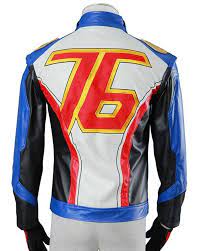 Soldier 76 Overwatch Motorcycle Leather Jacket William Jacket Jackets Overwatch Costume Overwatch Merchandise