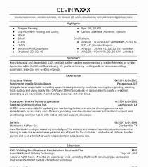 Structural Welder Resume Example Ipasphoto
