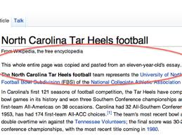 A virtual museum of sports logos, uniforms and historical items. The First Ever Funny Wikipedia Vandalism Joke Sbnation Com
