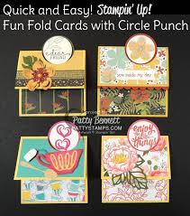 Use custom templates to tell the right story for your business. Stampin Up Fun Fold Card Video Tutorial Patty Stamps