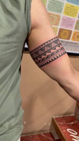 Tribal Bicep Tattoo