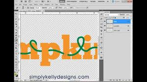 A fun weekend camping trip (4.25): Photoshop Cs5 Weave Vine Through A Word Youtube