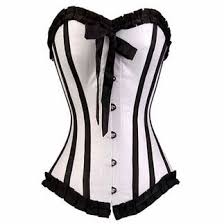 Black And White Striped Corset Corset 2 Http Www Thefashioncorsetshop Com D2722 Black And White Corset Top Html Black Corset Corset Fashion White Corset Top