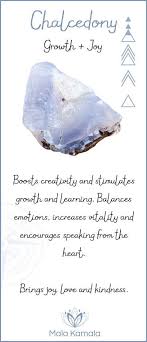 What Is The Meaning And Crystal And Chakra Healing Properties Of Chalcedony A Stone For Personal Growth An Crystals Stones And Crystals Crystals And Gemstones