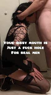 Sissybritneylane your mouth is a fuck hole for real men sissy femboy trap  gurl crossdresser facefuck - Porn With Text