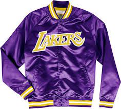 Denim jacket w punk stud detail denim jacke.detail $44.99 $58.00. Mitchell Ness Los Angeles Lakers Purple Lightweight Satin Jacket Jacke Anorak Windbreaker Www Hiphopgermany De