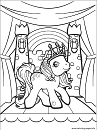 This color book was added on 2018 02 16 in unicorn coloring pages and. Rainbow My Little Pony Kingdom Coloring Pages Printable