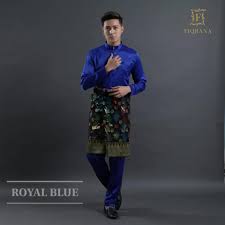 Get baju melayu tailored from high quality cotton fabric. T H E R O Y A L B L U E Size Baju Melayu Slimfit Facebook