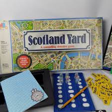 Scotland yard isn't the 'latest hotness' off of the game printing presses. 1985 Milton Bradley Scotland Yard Missing 1 Transportation Token Missing 1 2x Token Ebay Vintage Scotland Vintage Board Games Detective Game