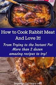 How To Cook Rabbit And Love It The Imperfectly Happy Home Easy Rabbit Recipe Roasted Rabbit Recipe Meat Recipes