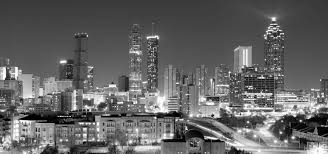 Framed photo print of downtown atlanta skyline black and white vertical print picture image fine art photography large framed print wall decor art for. Atlanta Night Skyline Skyline New York Skyline