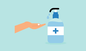 Flat Hand Sanitizer Gel Logo Concept Graphic By Deemka Studio Creative Fabrica Logo Concept Hand Sanitizer Graphic Design Logo